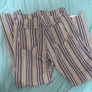 Joe’s colorful striped pants